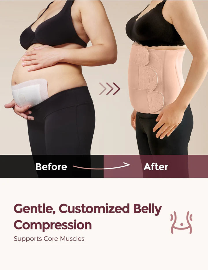 BelleVie RestoreWrap™ Three-Panel Adjustable Cotton Wrap