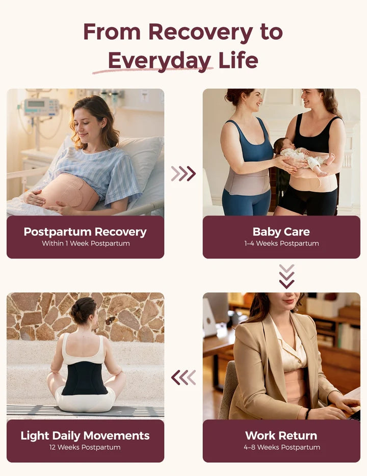 BelleVie RestoreWrap™ Three-Panel Adjustable Cotton Wrap