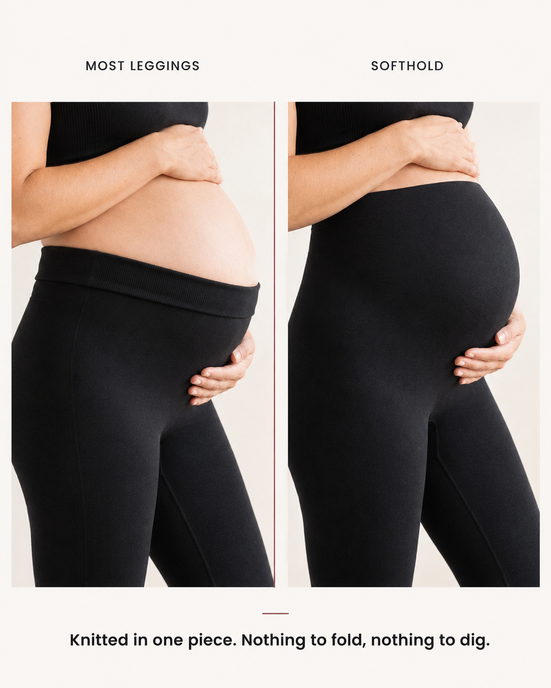BelleVie SoftHold™ Seamless High-Waist Stretch Leggings