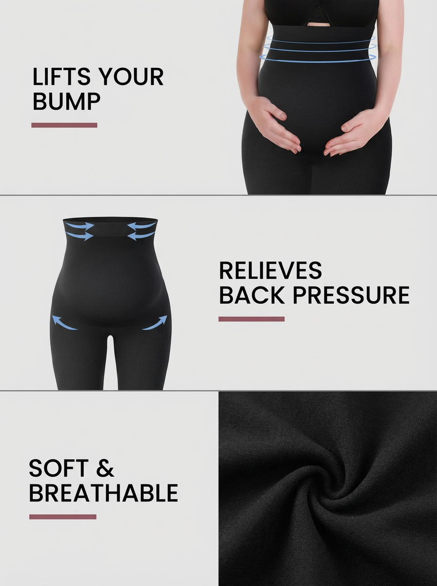 BelleVie Essential™ Soft Cotton High-Waist Leggings