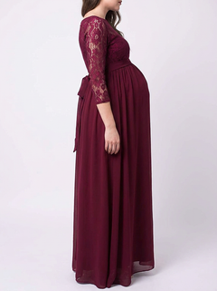 Bellevie Grace™ Lace Maternity Maxi Dress