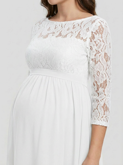 Bellevie Grace™ Lace Maternity Maxi Dress