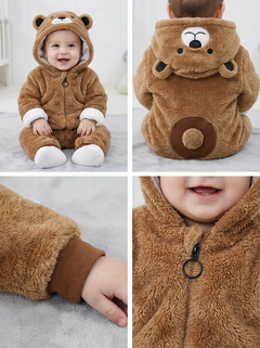 The Bellevie Snuggle Bear Winter Onesie