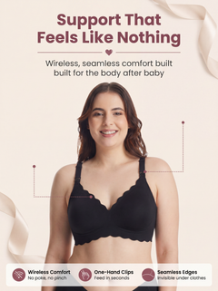 BelleVie DreamFeed soft full-cup wireless bra, gallery view 2