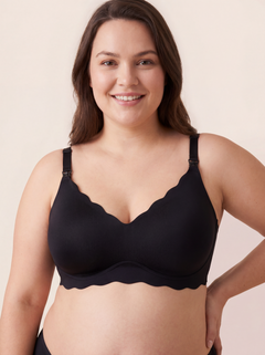 BelleVie DreamFeed seamless wireless easy-access bra in product gallery
